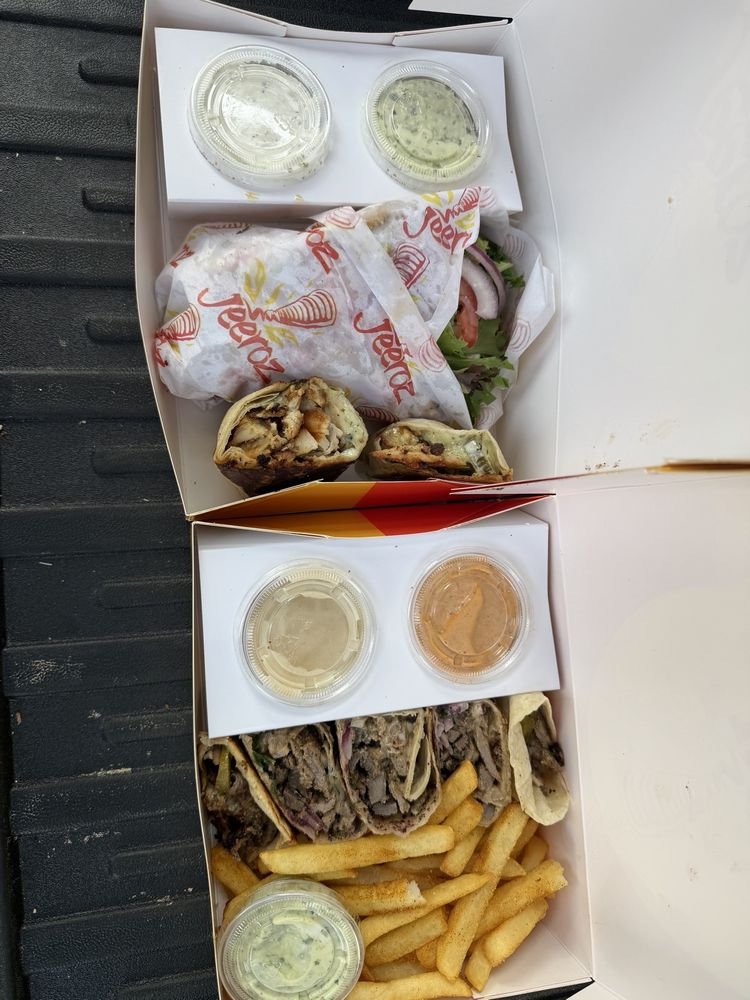 Jeeroz shawarma and gyro